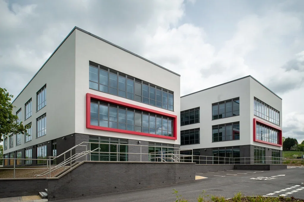 The modern office building in Chorley