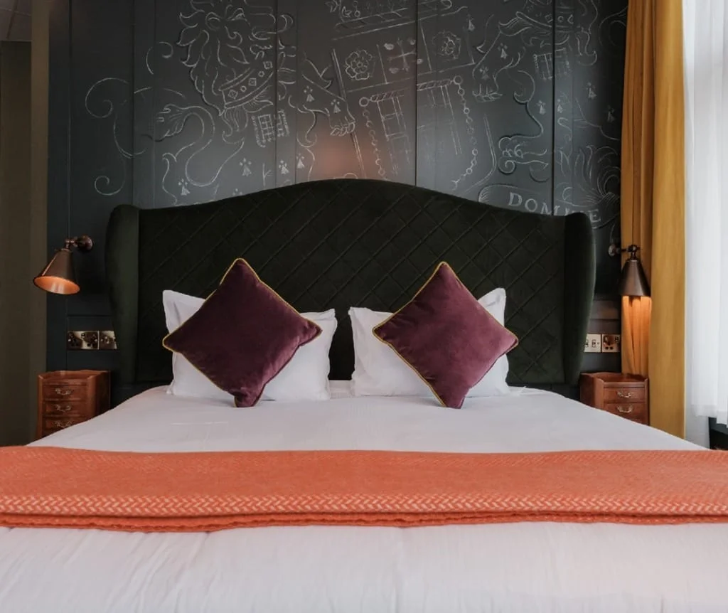 A guest bedroom at The Sanctuary House in Westminster